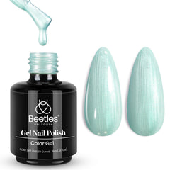 Beetles Mint Green Gel Polish bottle for at-home manicure with lasting shine