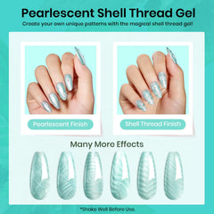 Beetles Mint Green Glitter close-up showing smooth application