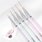 Beetles Gel Polish nail art brush 7mm for precise fine lines in detailed designs