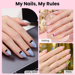 Beetles Gel Nail Glue Gel delivering strong adhesion for durable tips.