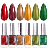 Beetles nail polish valentines set group shot showing six versatile colors for chic winter looks.