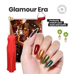 Beetles valentines swatches on nails demonstrate quick, chip-resistant color.