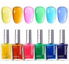 Beetles Neon Nail Polish Set pink shade for vibrant daily looks