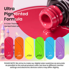 Beetles Neon orange gel polish set provides bold color for expressive nail art.