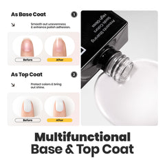 Beetles nourishing nail care formula highlights nutrient-rich protection for nails.