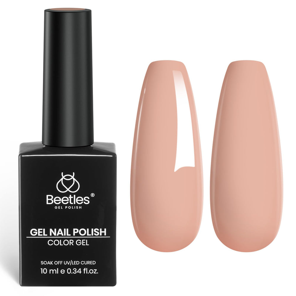 Beetles nude fall gel polish bottle in oat latte shade for at-home manicures