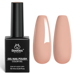 Beetles nude fall gel polish bottle in oat latte shade for at-home manicures