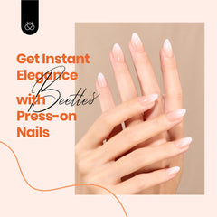Beetles soft gel ombre nails in nude pink gradient offer natural look.