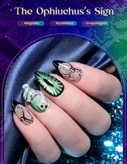 Beetles Ophiuchus color shades collection with black white purple green and gold effects