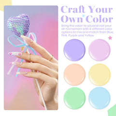 Beetles Pastel Gel Nail Polish Blue shade for crisp, salon-ready nails