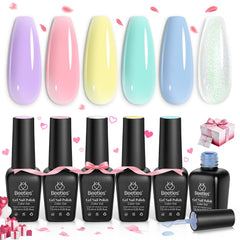 Beetles Gel Polish yellow color with vibrant pastel finish for long-lasting nails