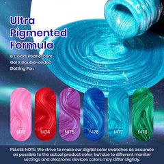 Beetles Pearl Gel bottles closeup highlights rich pigment and glossy finish