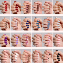 Beetles Press On Nails Glossy color collection highlight