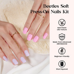 Beetles Prism Pop kit showing adhesive tabs for strong, long-lasting wear.