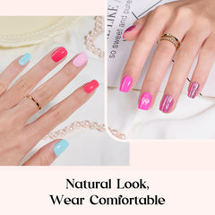 Beetles Prism Pop nail file demonstrates easy shaping and finishing touch.