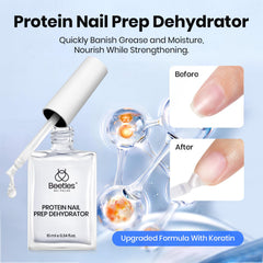 Beetles Primer Acid-Free bottle provides safe base for gel and acrylic nails.
