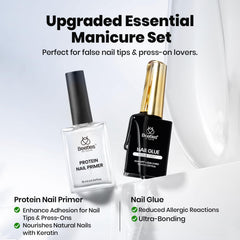 Beetles keratin bond primer emphasizing adhesion and natural nail protection