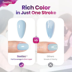 Beetles Pro Puppy Mood curing under UV lamp for salon-quality finish