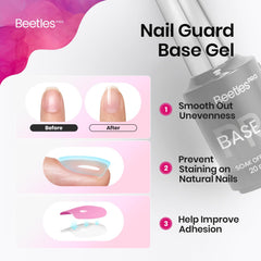 Beetles Pro Gel Base Coat compatible with UV and LED lamps for fast cures