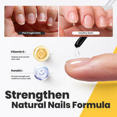 Beetles top coat on nails delivering long-lasting shine.