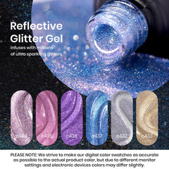 Beetles gel polish bottle close-up highlighting metallic glitter for durable manicure.