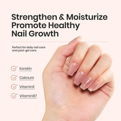 Beetles self-leveling base gel during smooth nail application
