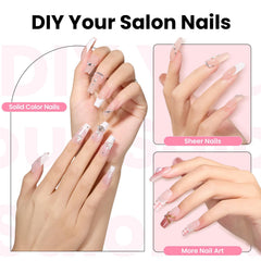 Beetles Tipex 16 sizes tips for precise, custom nail extensions.