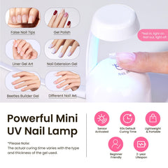Beetles Tipex mini UV lamp sensor-activated for quick curing