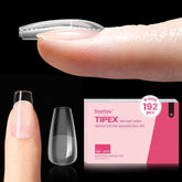 Beetles Tipex Instant Apex Nail Tips – 192-piece set with 16 sizes for professional strength