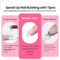 Beetles Tipex solid nail glue tube offers mess-free application.