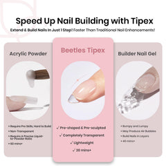 Beetles Tipex thick-tip tips add strength for durable wear.