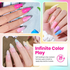 Beetles UV/LED soak-off polish works with common nail lamps.
