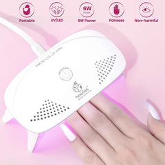 Beetles UV Nail Lamp USB Cable ensures easy charging for home or salon use.