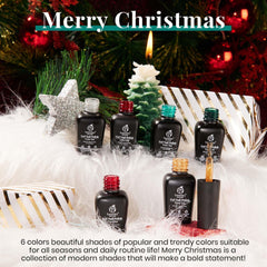 Beetles Valentines gel polish green glitter for holiday nail art with sparkle