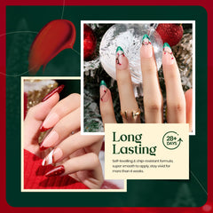 Beetles Valentines gel polish silver shine creates modern reflective nails