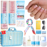 Beetles X Press Plus Summer kit with prep tools for at-home mani-pedi