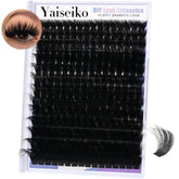 BEFACL 300D lash clusters pack front showing bold volume option
