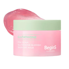 BeginS by JUNGSAEMMOOL Pink Guava Mask jar displays vibrant texture for refreshing glow.