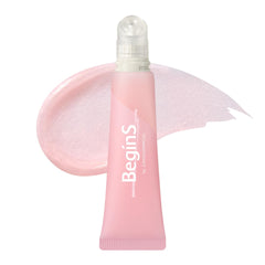 BeginS Lip Oil Pink Soda bottle delivering hydrating pink tint for everyday lips.