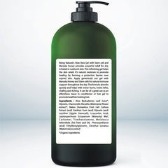 Being Naturals Aloe Gel texture closeup highlighting smooth, non-sticky absorption.