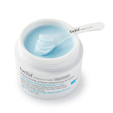 belif Aqua Bomb cleansing balm bottle for quick makeup removal and hydration.