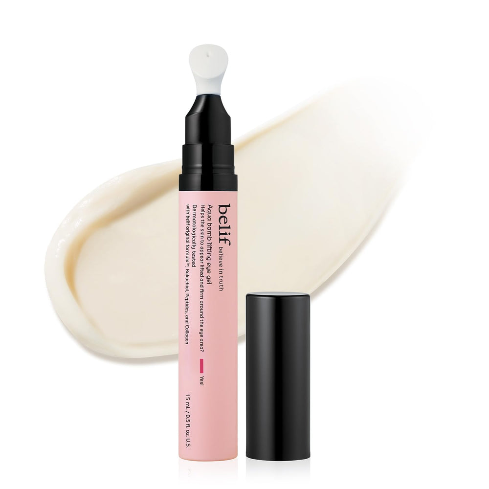 belif retinol firming eye serum ceramic tip for cooling, precise application.
