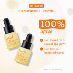 belif hyaluronic acid booster bottle close-up emphasizing hydration and smooth skin feel