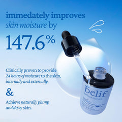 Belif Super Drops dropper with precise dosing for moisture.