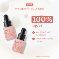 belif vitamin C serum bottle close-up with a light, refreshing texture