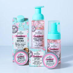 Travel minis from Bella & Bear included for on-the-go pampering.