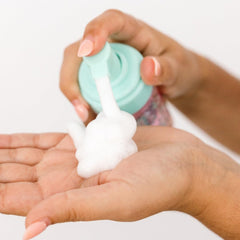 Bella and Bear Watermelon bubble bath tub creating playful, fragrant bath time bubbles