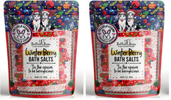 Bella & Bear Winter Berry Bath Salts packaging ready for gifting.