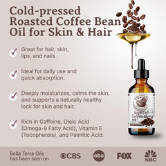 Texture detail of Bella Terra Oils drop highlighting luxury skin care use