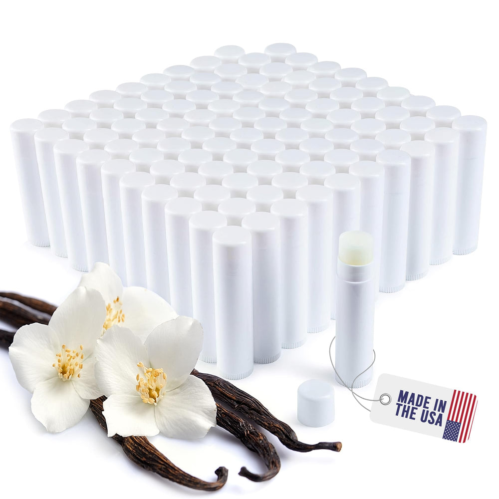 Belladonna lip balm unlabeled tubes ready for custom branding at events